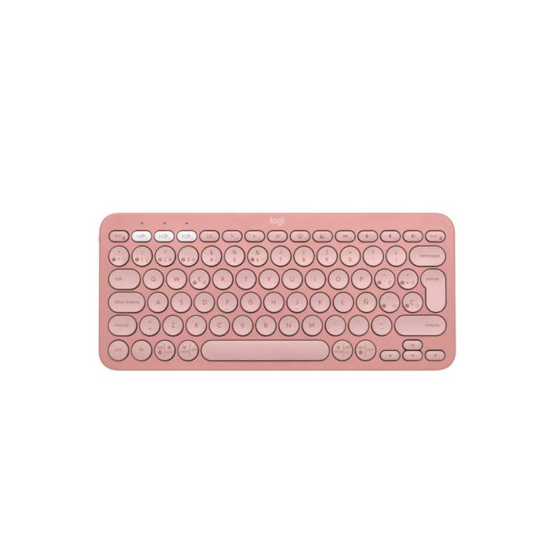 Logitech 920-011785 Teclado K380S Pebble Keys 2 Rose Inal+Bt