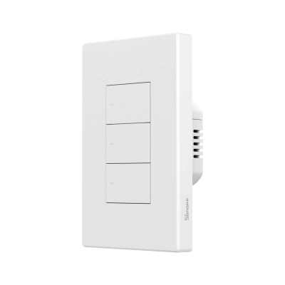 Interruptor Inteligente M5-120 6920075777925 Sonoff Matter Wi-Fi Blanco 3 Gang