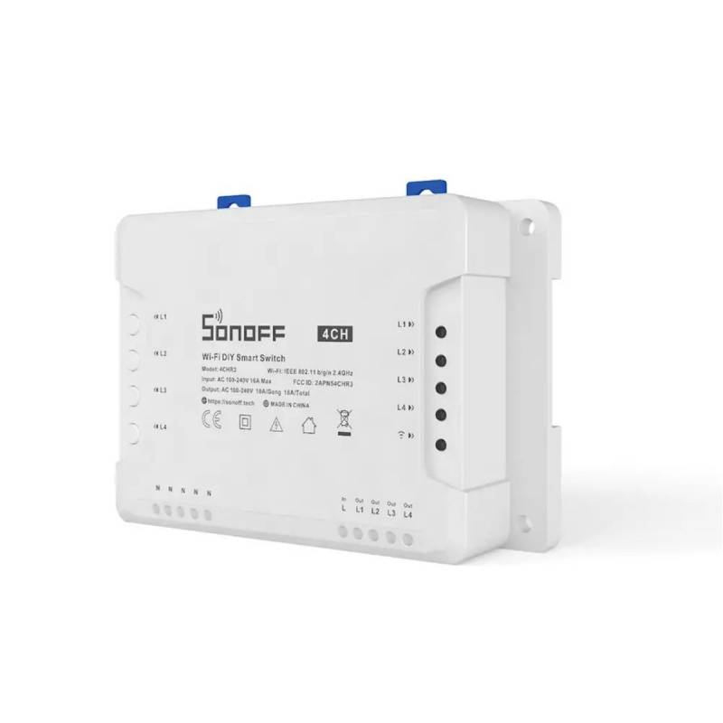Switch Inteligente 4Ch Pro R3 M0802010003 Sonoff Wifi 4 Canales