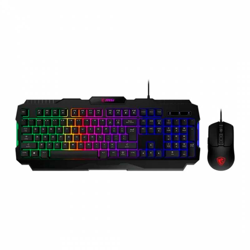 Combo Msi Forge Gk100 Teclado + Mouse Rgb.