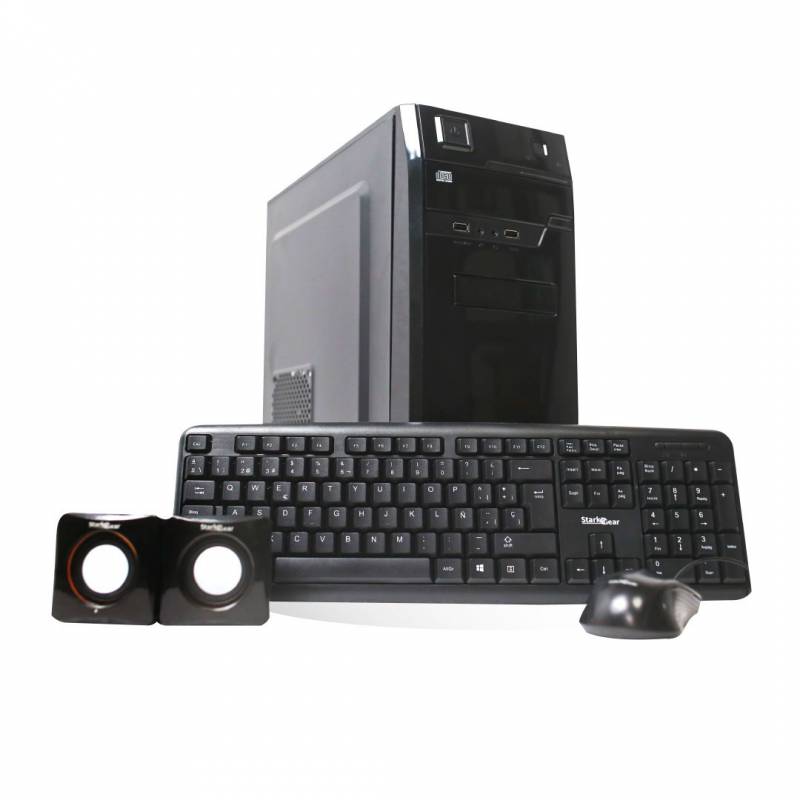 Gabinete Combo Starkgear  Teclado, Mouse Y Parlantes Usb