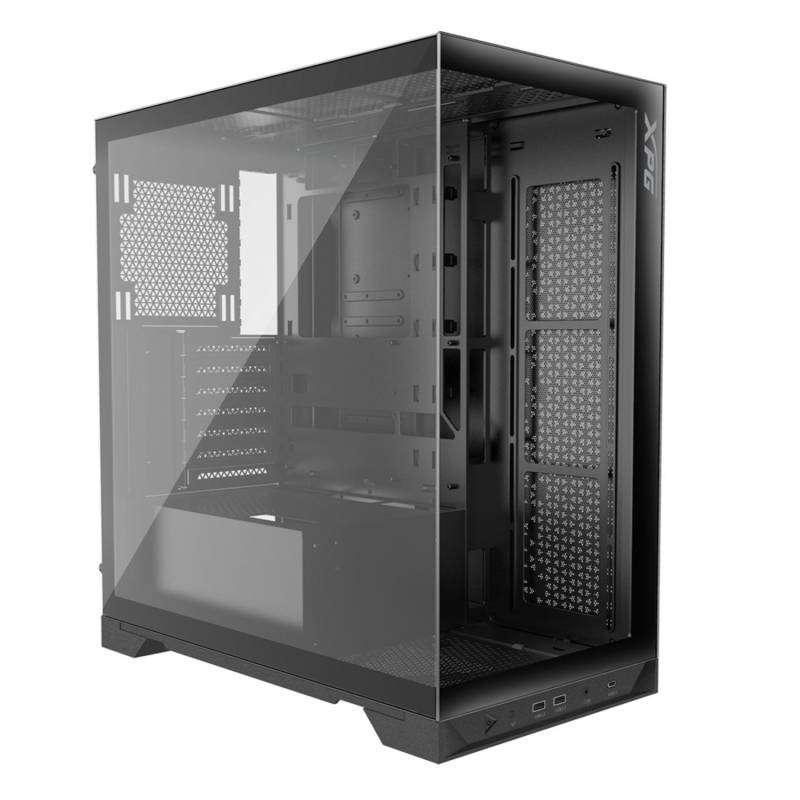 Gabinete Gamer Xpg Invader X Mid Tower Atx Vidrio Templado 5X120Mm Argb Negro