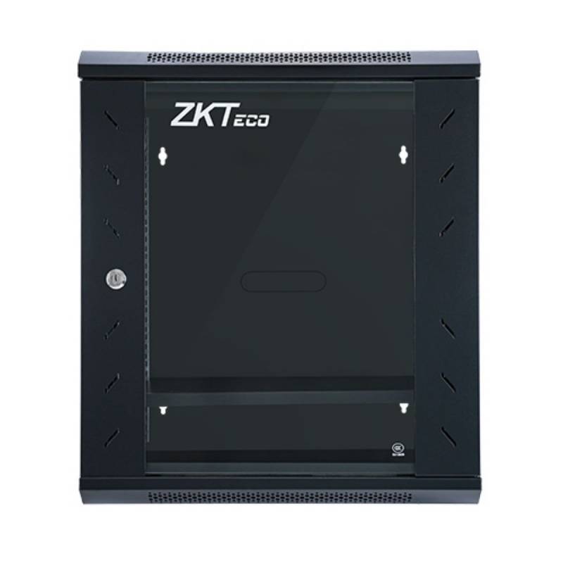 Rack 18U Zk-R18U-6618S Zkteco Puerta Vidrio Negro