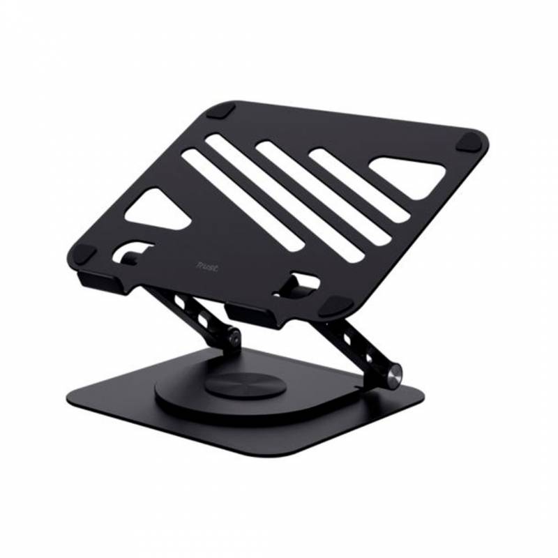 Base Trust 25482 Zeff Stand Elevable Para Laptop Negro