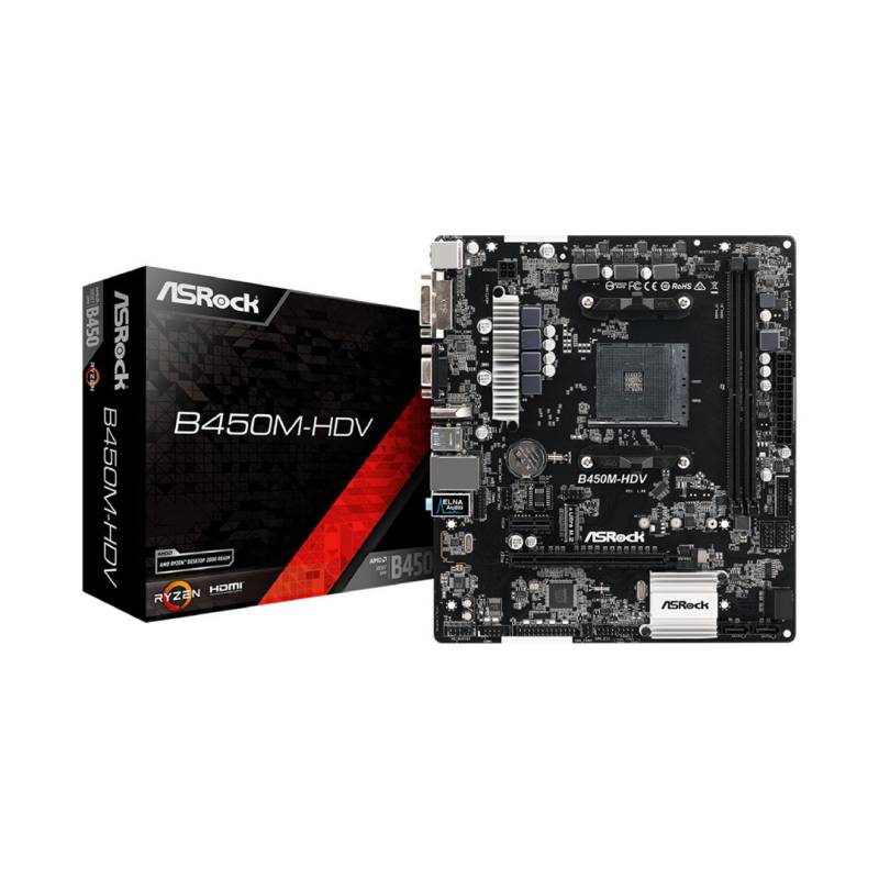 Motherboard B450M-Hdv R4.0 90-Mxb9N0-A0Uayz Asrock