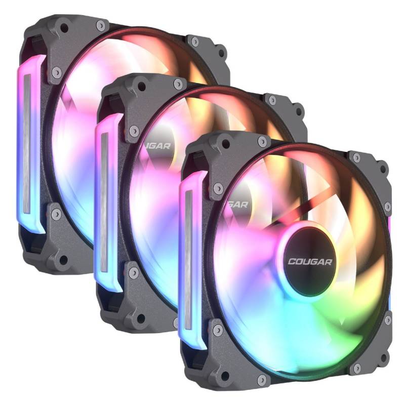 Ventilador Apolar 120 Argb Reverso 3Marb12A3.0001 Cougar Pack X3 Negro