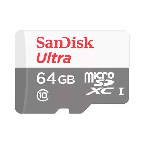Tarjeta De Memoria Flash Sandisk Ultra 64Gb Microsdxc Uhs-I Class 10 + Adaptador Sd