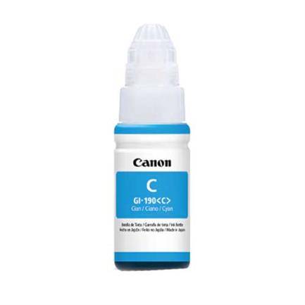 Botella De Tinta Original Canon Gi-190 C Cian 70 Ml – 0668C001Ac