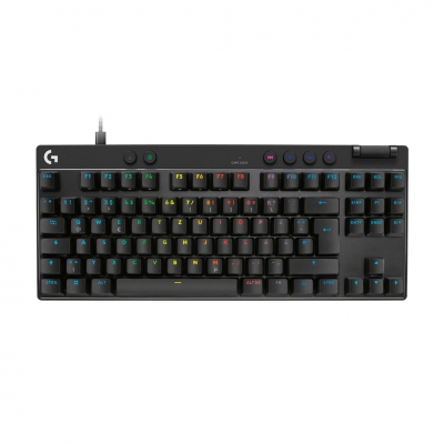 Teclado Logitech Pro X Rapid Gaming Tkl Rgb Negro.