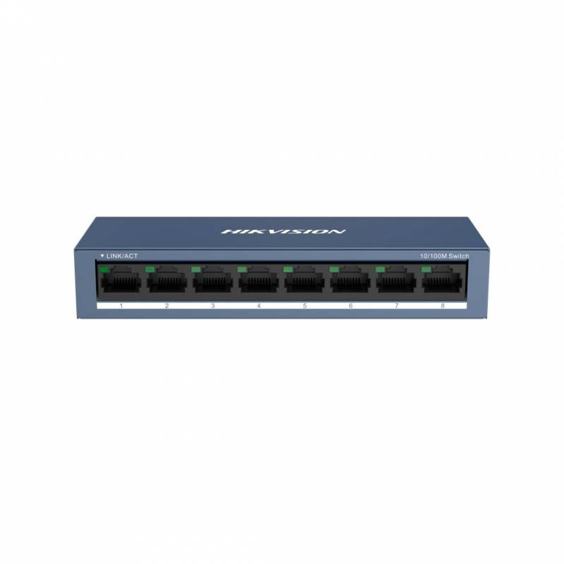 Switch Hikvision Ds-3E0108-O - 8 × 10/100 Mbps Rj45 Port