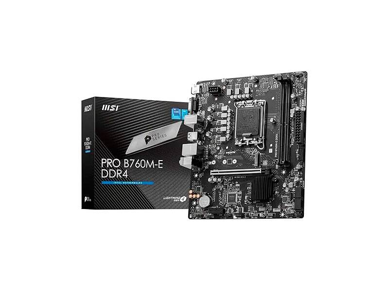 Motherboard Msi Pro B760-E Ddr4  Lga 1700