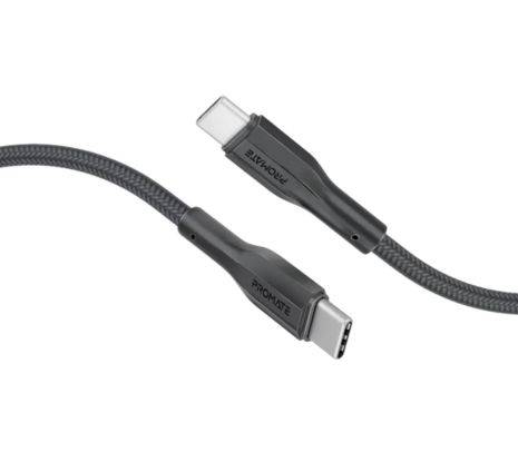 Cable Promate Xcord-Cc300 Usb-C A Usb-C 60W 3M Negro