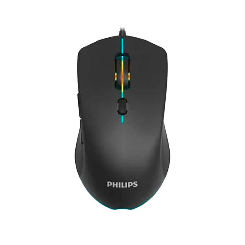 Mouse Gaming G404 Philips Usb 6 Botones 1000 Dpi Rgb