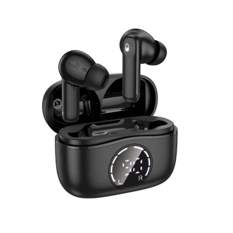 Auriculares Eq22 Singer 189332 Hoco Tws Bluetooth 5.4 Anc+Enc Negro