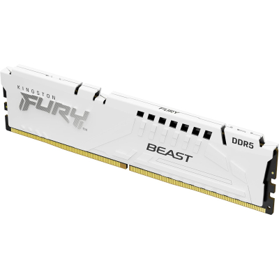 Memoria Ram Fury Beast Kf564C32Bwe-16 Kingston Ddr5 16Gb Blanca