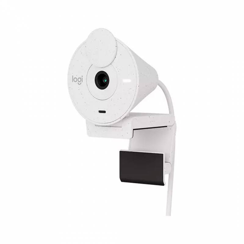 Promo Cámara Web Logitech Brio 300 Blanco (960-001440).
