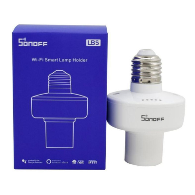 Portalámpara Inteligente E27 Im151116005-0528001 Sonoff Wifi Rf433 Blanco