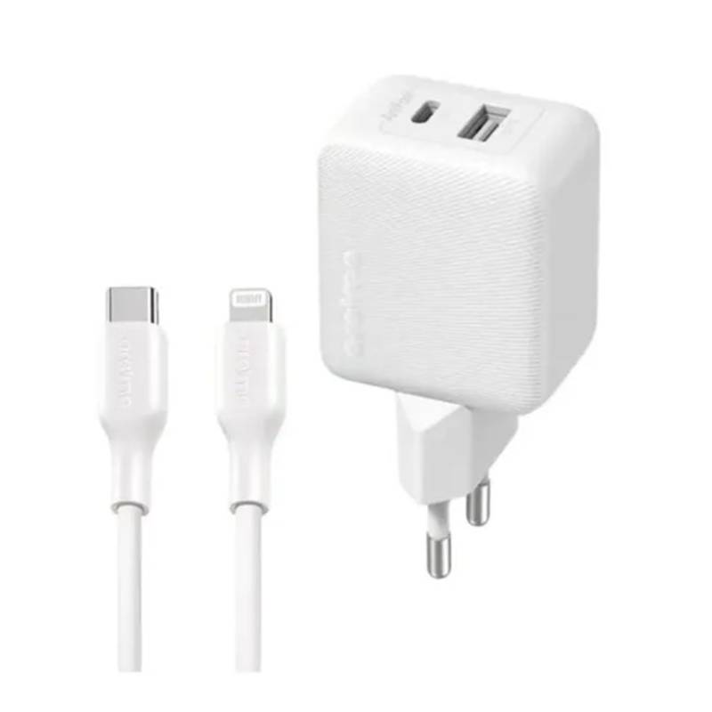 Cargador Ocw-5203Ecl-W Oraimo 20W Usb-C + Usb-A Blanco.