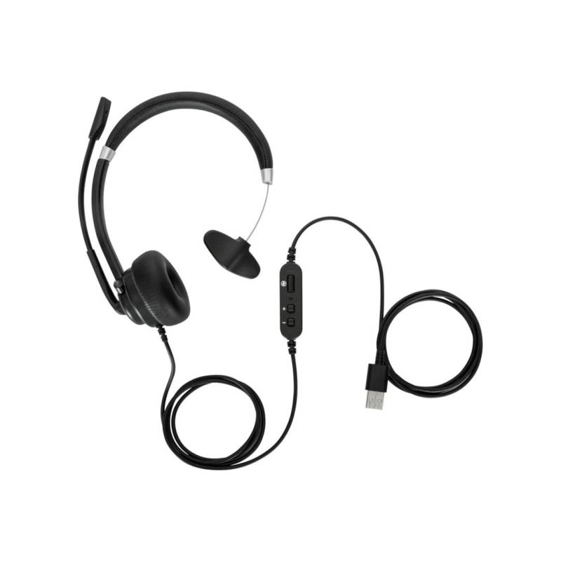 Auriculares Cableados Mono Aeh101Tt Targus Usb-A Negro
