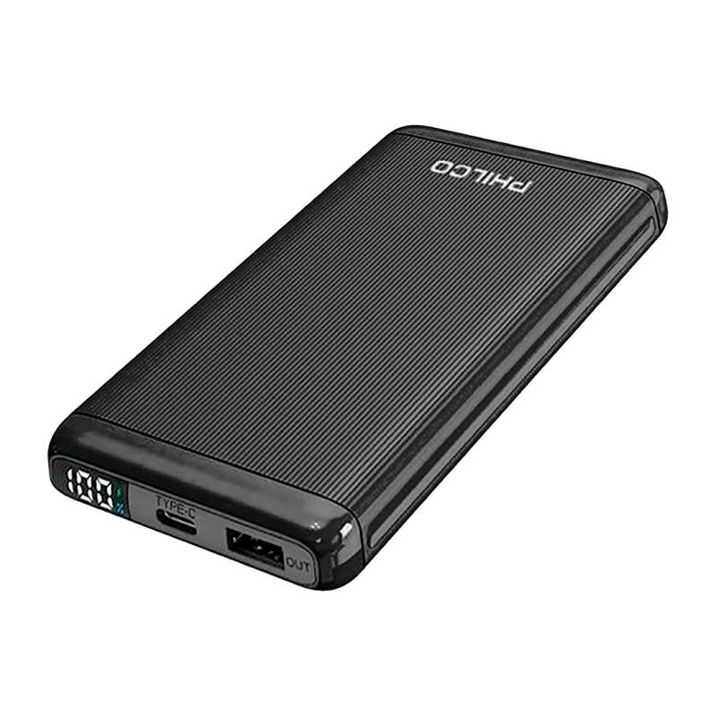 Powerbank Philco 10000Mah 1 Usb C / 1 Usb A