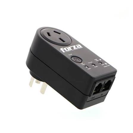 Protector De Voltaje Forza Zion Fvp-1202N-C 1500W 220V 900J 2 Tomas Rj45