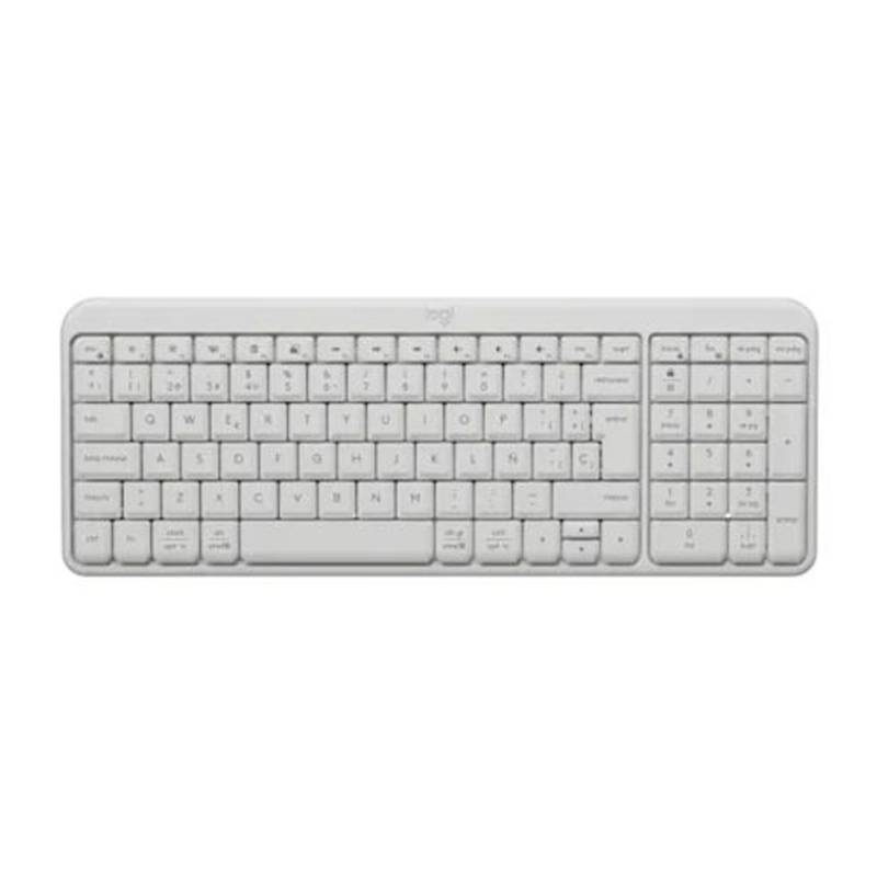Teclado Inalámbrico Logitech K250 White Inal+Bt