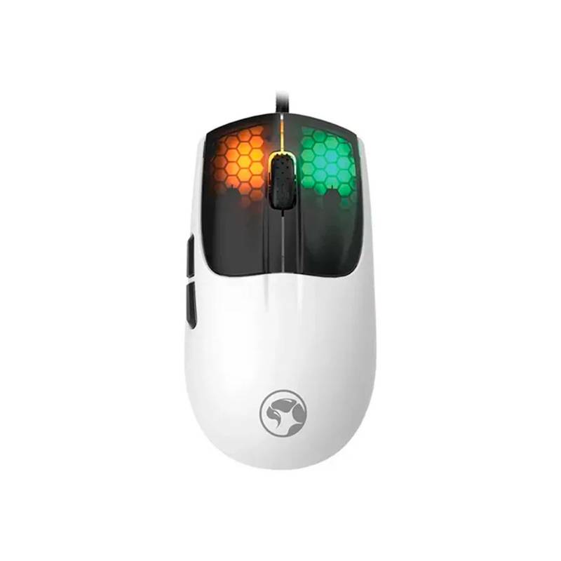 Mouse M727 Marvo Capo 50 Blanco Rgb