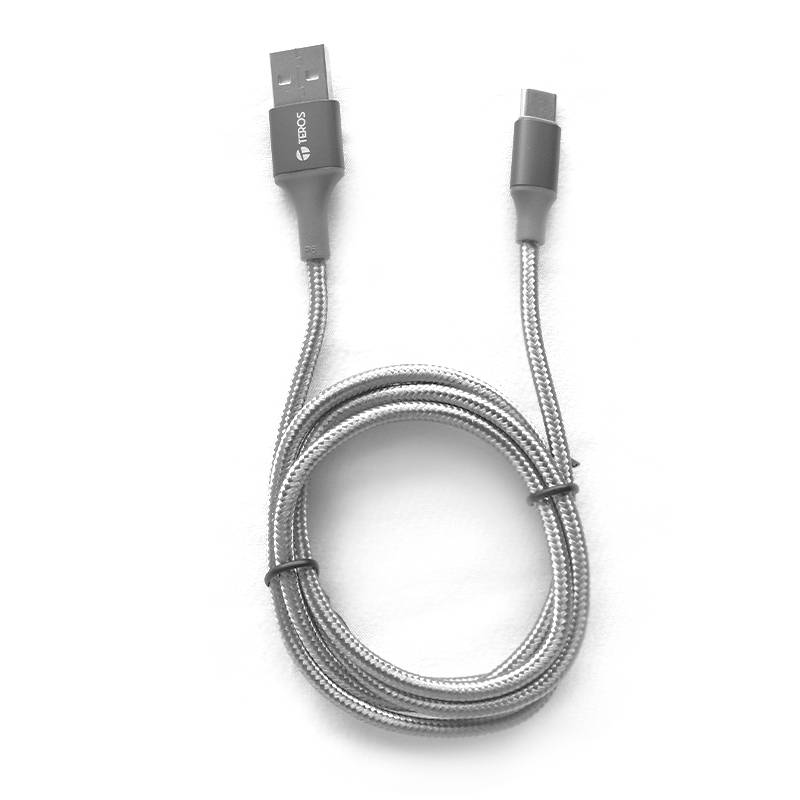Cable Teros Te-70211W Usb-A A Usb-C 60W 3A 1M Gris