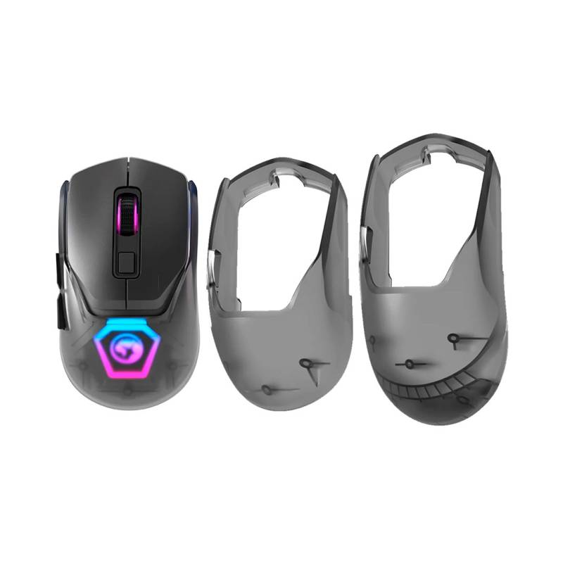 Mouse Gaming Bt Marvo Pro 19000Dpi Rgb Puños Intercambiables
