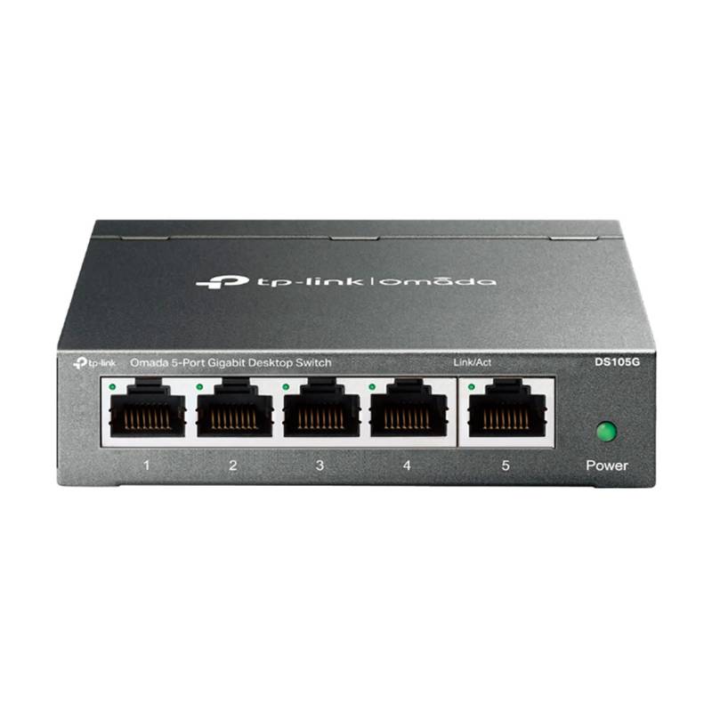 Switch De Escritorio Tp-Link Ds105G Omada 5 Puertos Gigabit