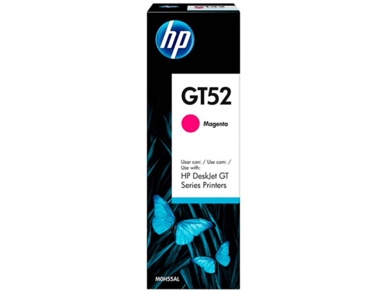 Botella De Tinta Original Hp Gt52 Magenta M0H55Al – Rendimiento 8.000 Páginas