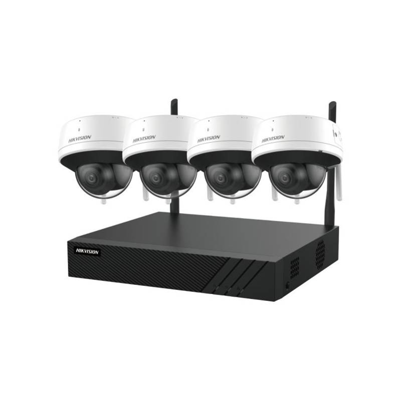 Kit Hikvision Nvr Wifi Tipo Domo H.265 De 4 Mp