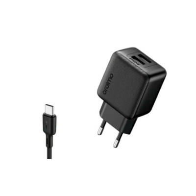 Kit Cargador Ocw-1121Ec-Bk Oraimo Usb-A Dual 12W Con Cable Usb-C Negro