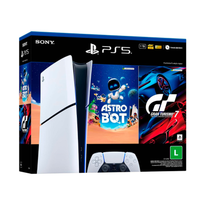 Consola Ps5 Slim Sony Astro Bot + Gran Turismo 7