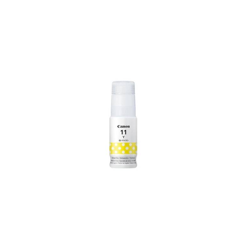 Botella De Tinta Original Canon Gi-11 Y Amarillo 70 Ml – 4536C001Aa