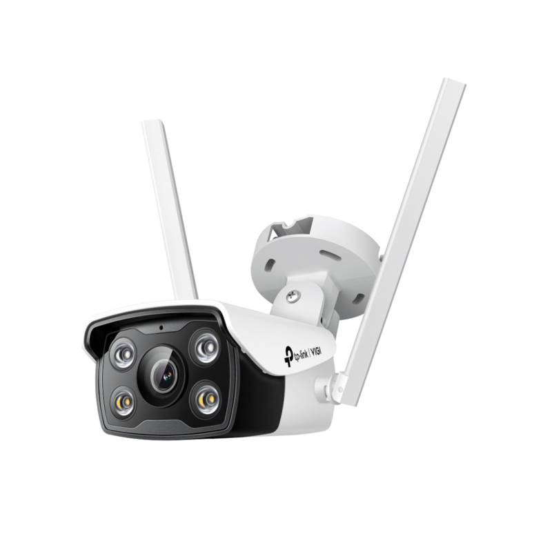 Cámara De Seguridad Exterior Vigi C340-W 4Mp Tp-Link Wifi Ip Bullet 2K Poe Ip67 Blanco/Negro