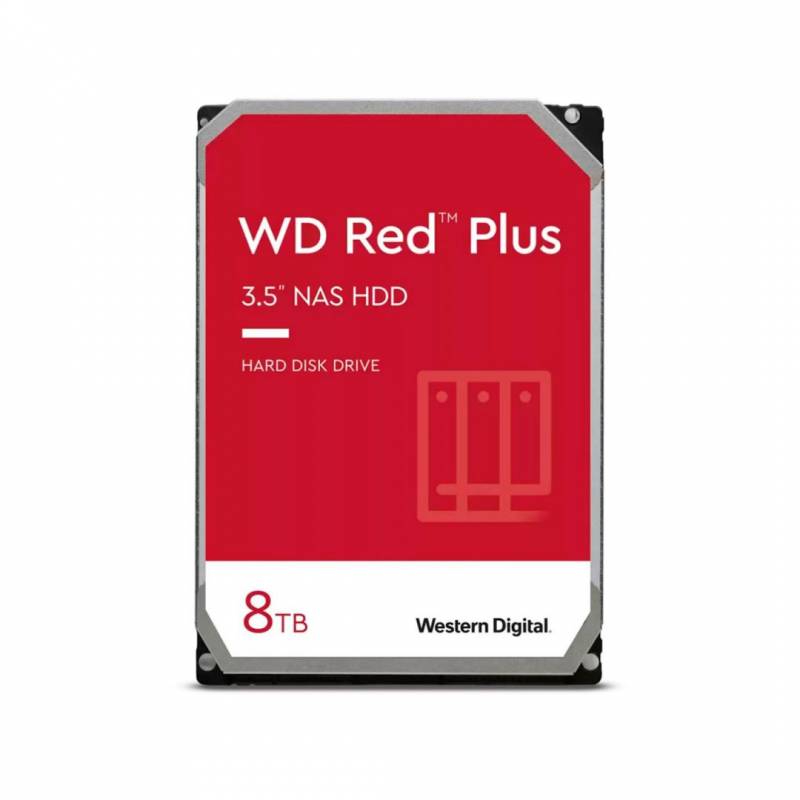 Disco Duro Wd Red Plus 8Tb 3.5 Sata3 5640Rpm 128Mb